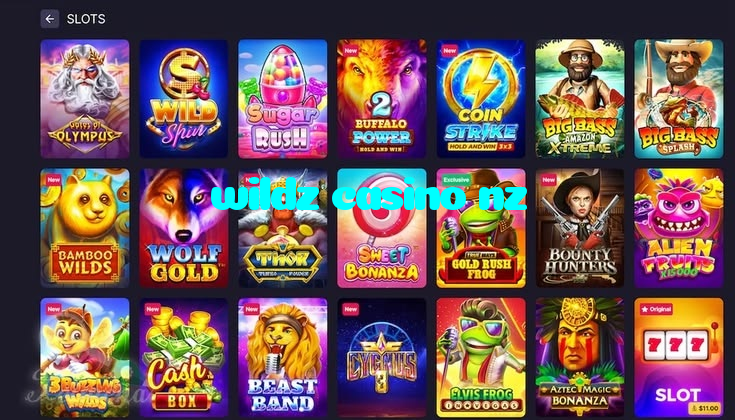 wildz casino nz casino presented on mobile device in Pakistan with slots and live games
